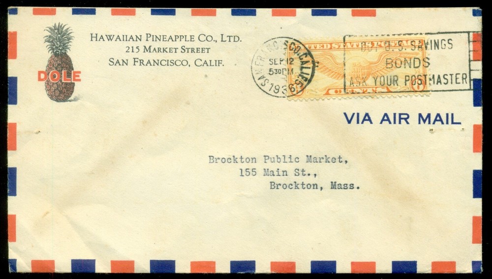 SCOTT # C19 ON COVER, GREAT PRICE!
