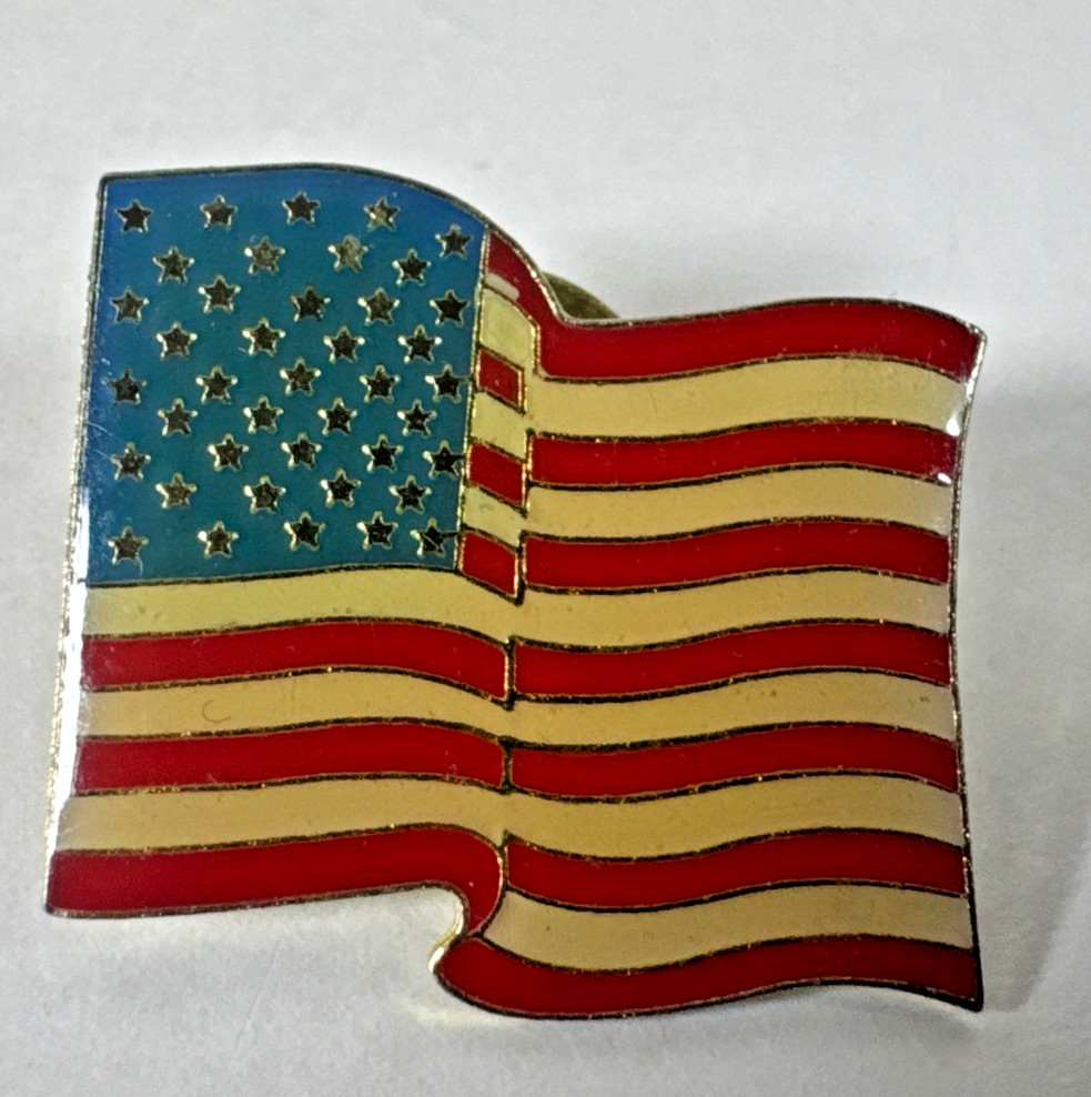 5 USA Flag Pins