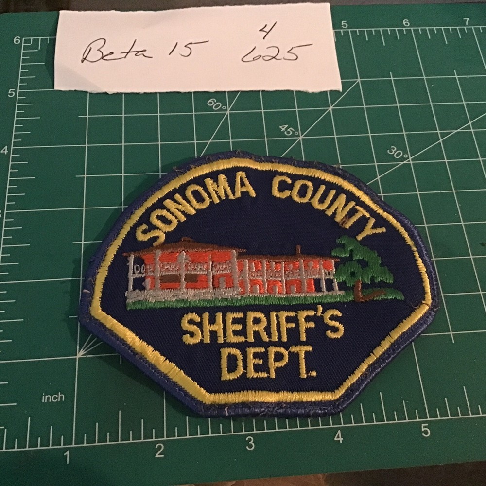 Sonoma County California Sheriff Patch