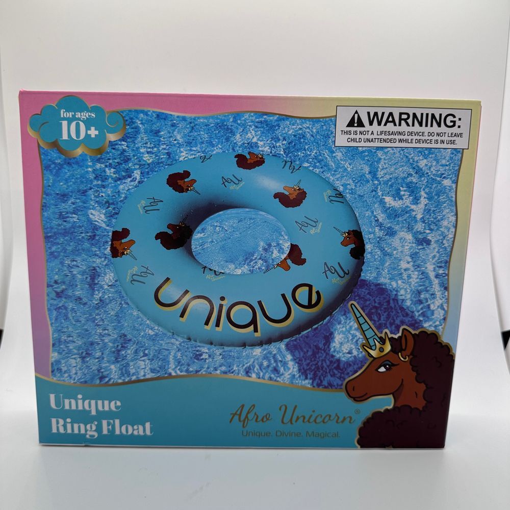 Afro Unicorn Unique Ring Float Inflatable