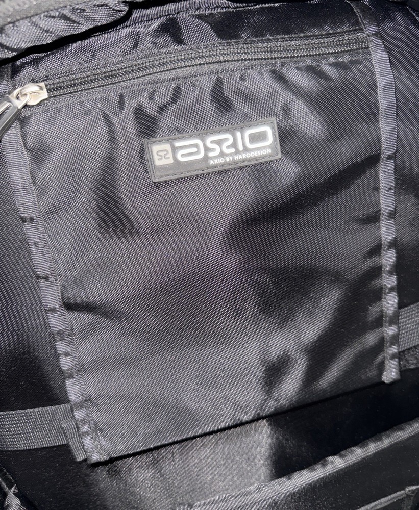 Axio By Harodesign Black Hardshell Motorcycle / Bike Protective Backpack