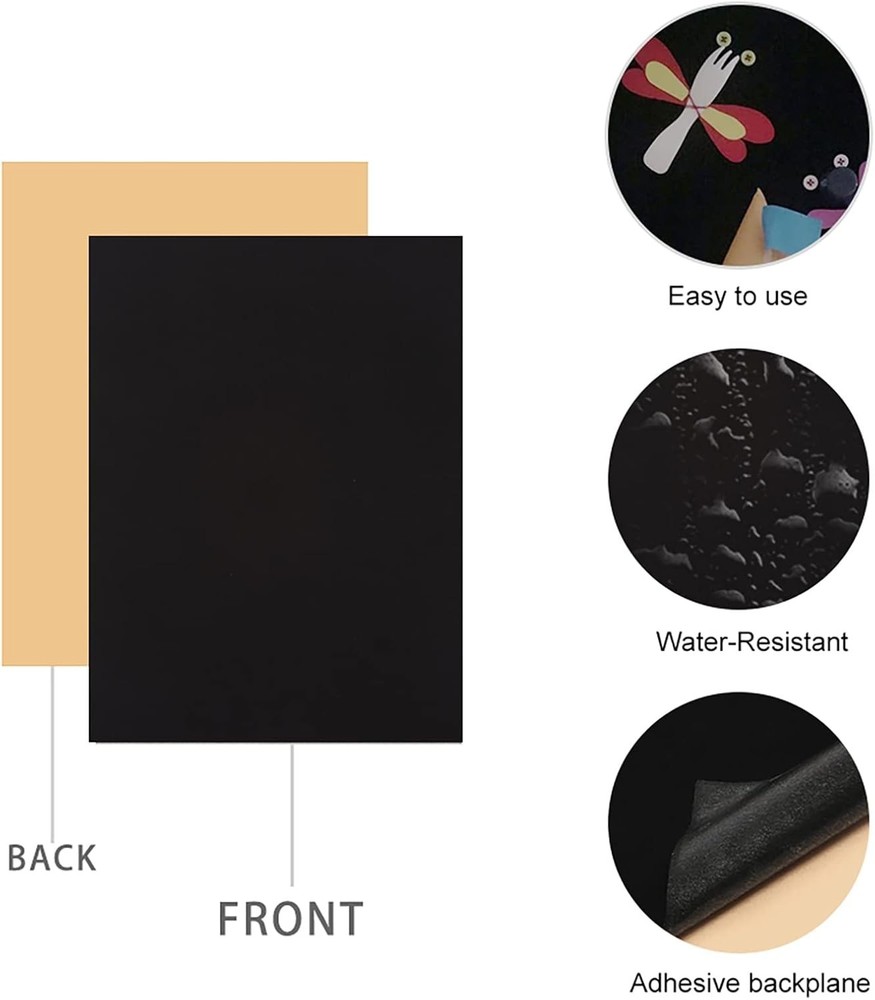 3PCS Self Adhesive Felt Sheet, Felt Sheets with Adhesive Backing, Peel and Stick