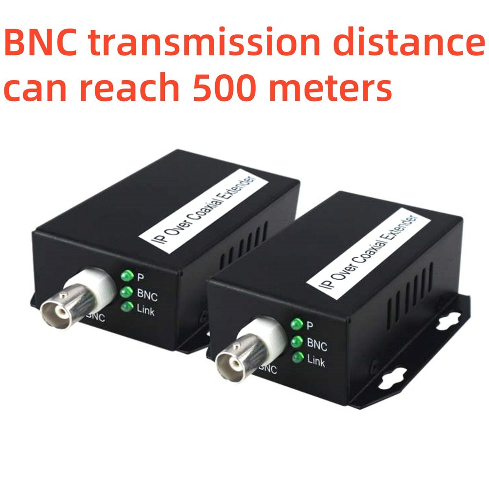 2PCS/Set Durable Network Rj45 BNC IP Over Coaxial Extender Accessories Part