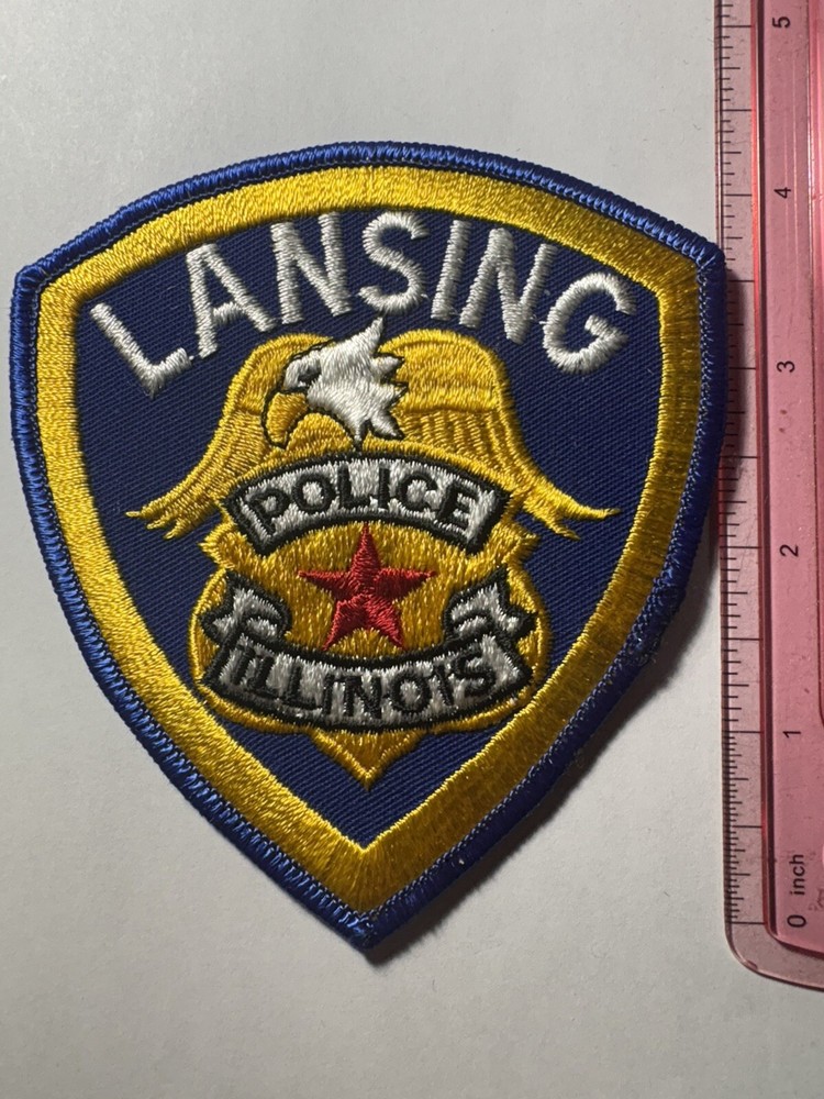 Lansing Illinois Police Patch ~ Style 2
