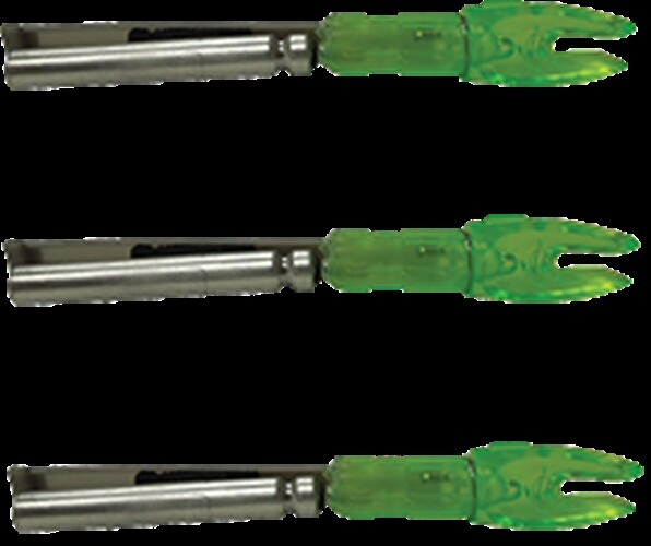 Lumenok H Green Nock - 3 Pack