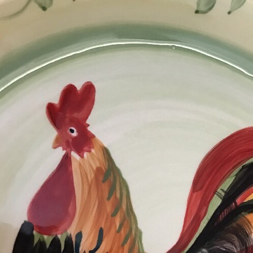 Pfaltzgraff DINNER PLATE Dinnerware Daybreak Pattern 10.75" Chicken Rooster