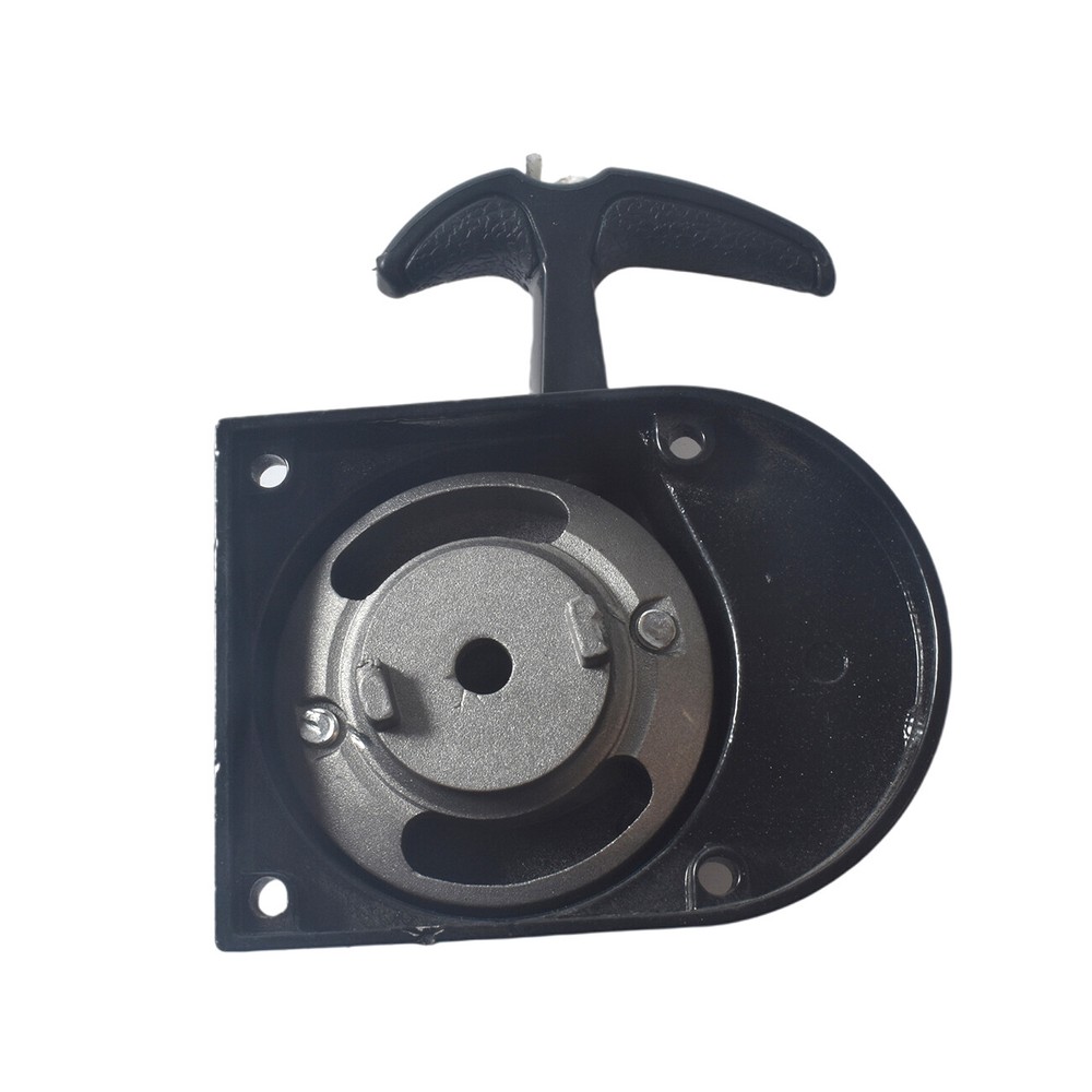 Black Alloy Pull Start Starter For 49cc 50cc 60cc 66cc 70cc 80cc Motorized Bike