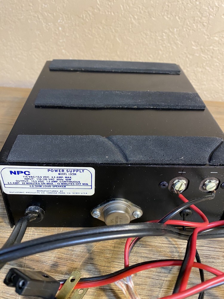 Thomson-CSF NPC Electronics Model 13CB4 Power Supply w/ Extra Cords