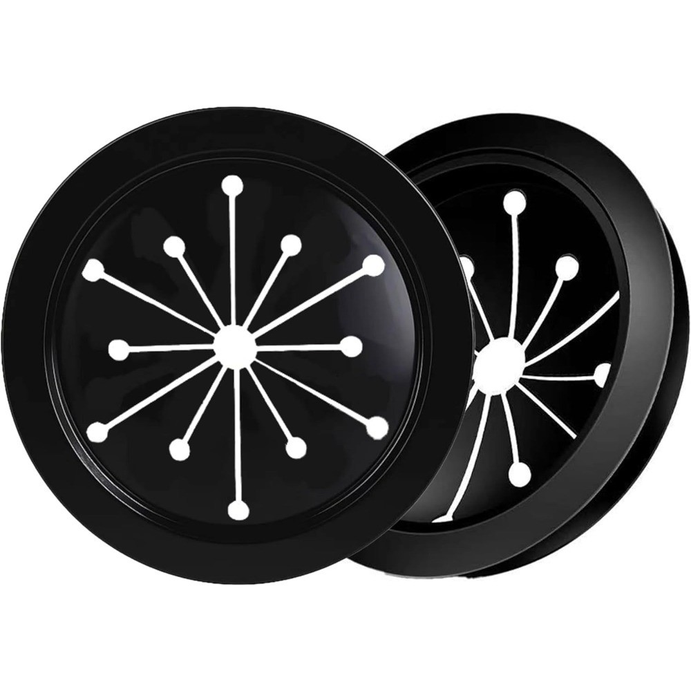 Garbage Disposal Splash Guard 2 Pack Rubber Sink Drain Protector Baffle 3-1/8
