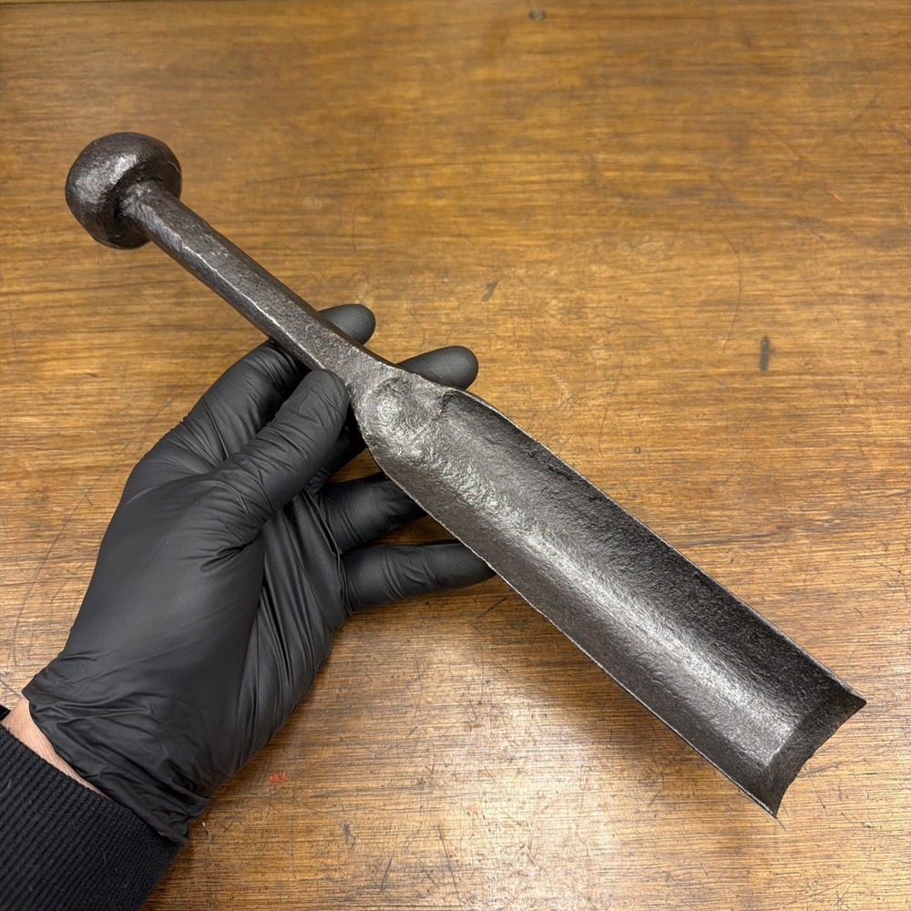 Large Vintage Blacksmiths Made - Gouge Chisel