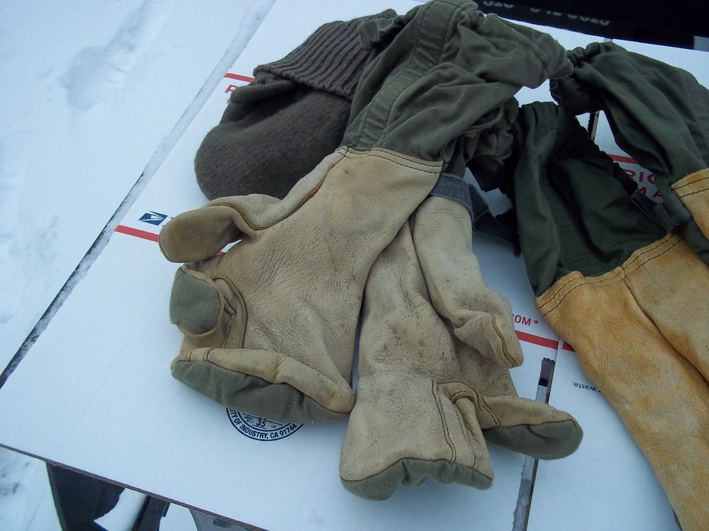 MILITARY SURPLUS TRIGGER FINGER MITTEN SET ARMY SHELL+ INSERTS SIZE MEDIUM
