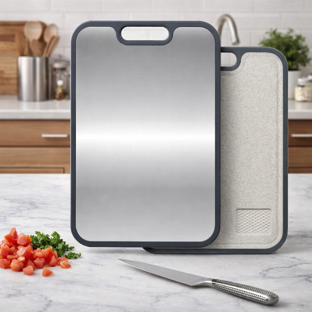 Titanium Cutting Board Dual Sided