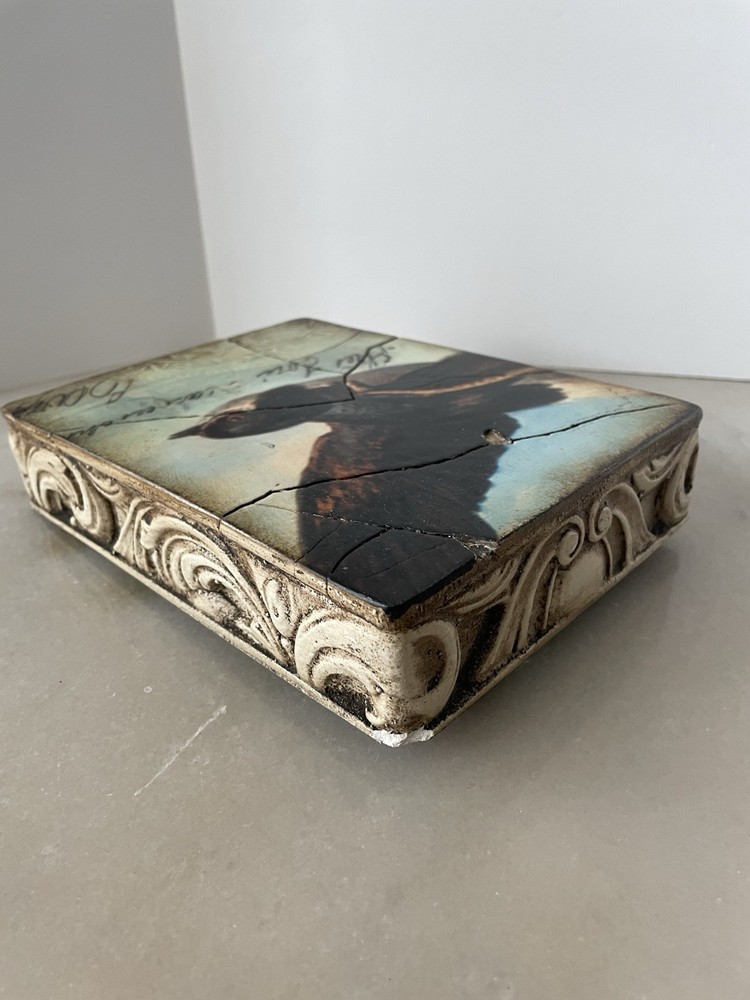 Sid Dickens Memory Block T-118 Bird In Flight RARE Retired Tile