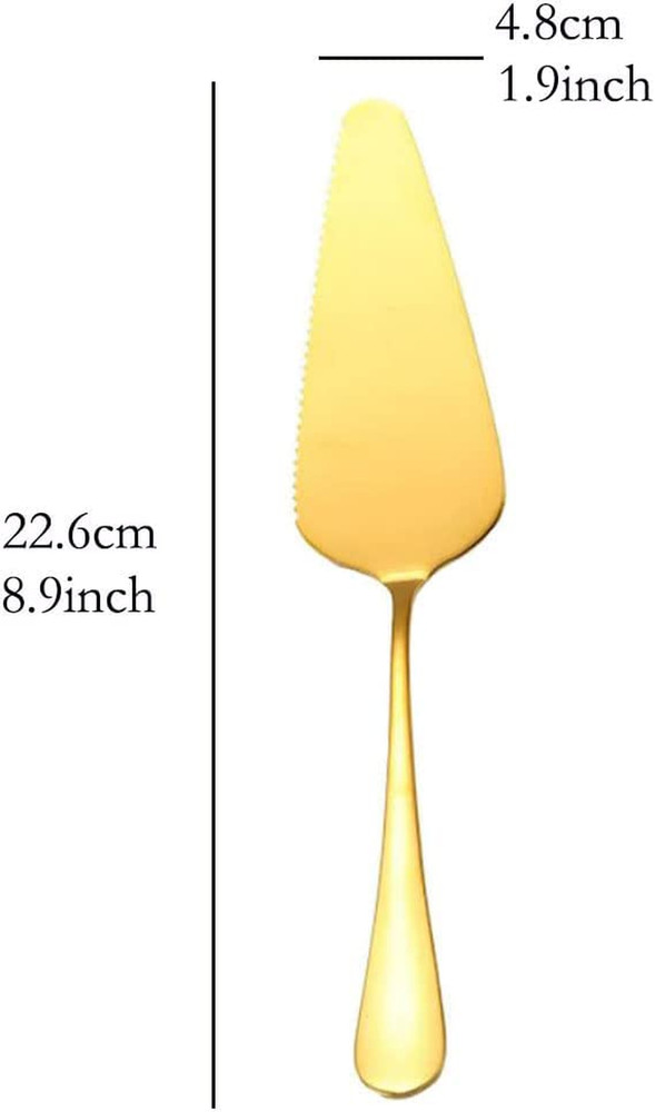 MBB 5X Cake Server Pie Holder Transfer Triangular Spade Spatula Serrated Edge -