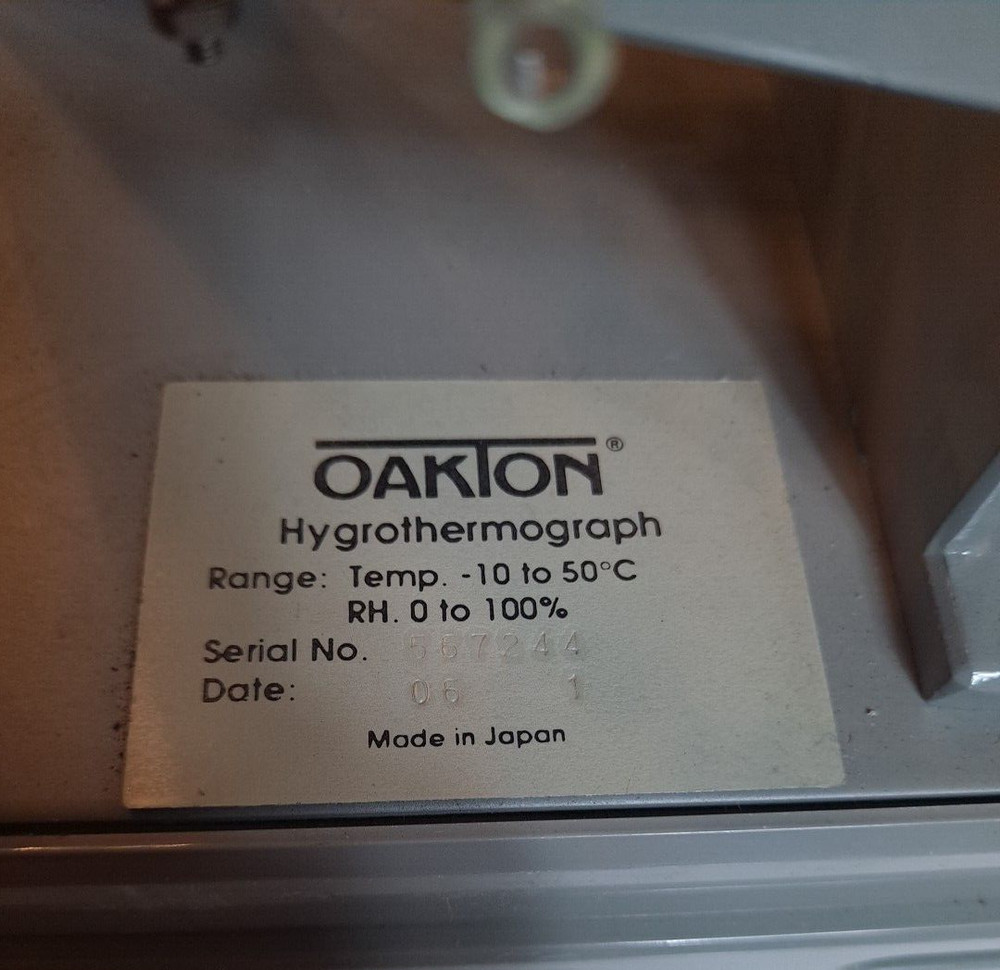 OAKTON HYGROTHERMOGRAPH