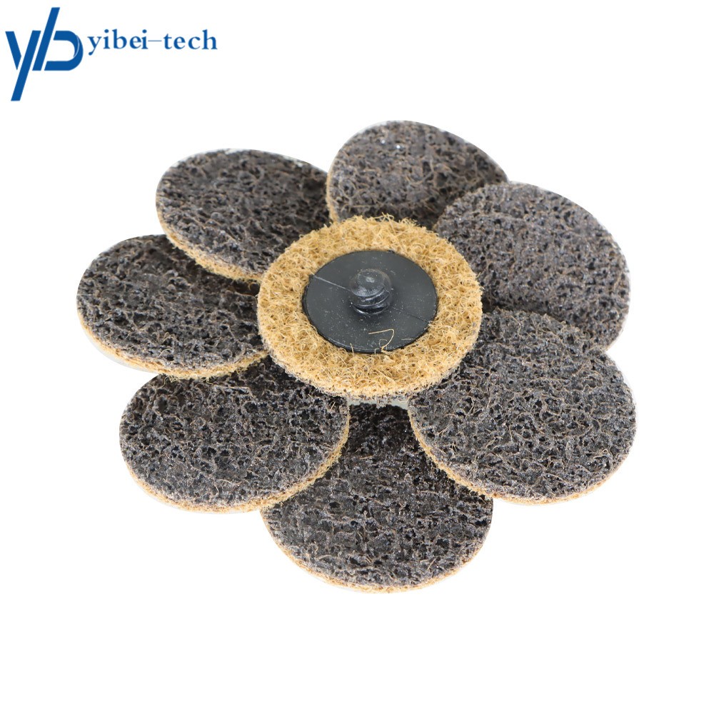 50Pcs 2" Coarse Surface Conditioning Discs Roll Lock Die Grinder Sanding Pads US