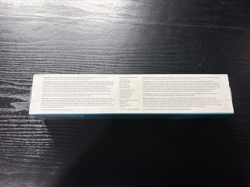 Coloplast InterDry Textile w/ Antimicrobial Silver Complex 10x144