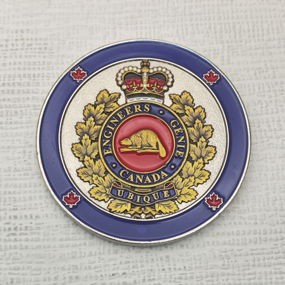 Canada Engineers Genie Engineer Support Regiment Challenge Coin