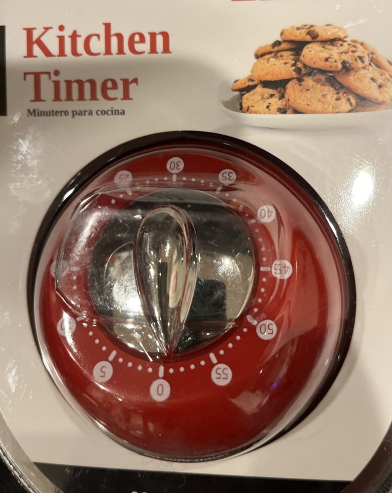 New Red 60 Minute Kitchen Timer by Culinary Elements