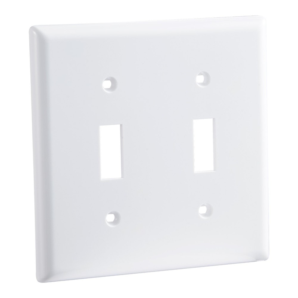 Toggle Light Switch Wall Plates 2-Gang Switch Electrical Outlet Covers Sta