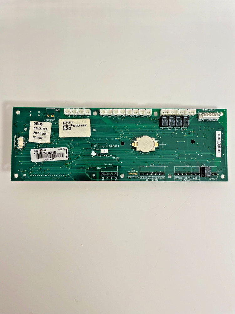 Pentair 520659 OEM EasyTouch 4 Motherboard pool/spa combo, version 2010