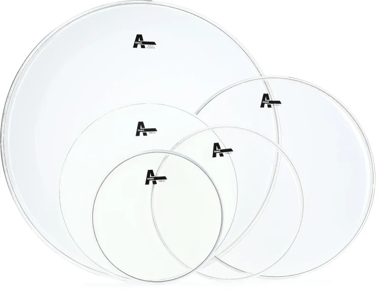 Attack Proflex 1 Clear Rock 5-piece Drumhead Pack
