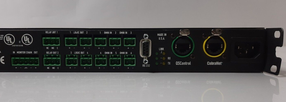 QSC Basis 922uz BASIS-922UZ Amplifier/Loudspeaker Control Processor