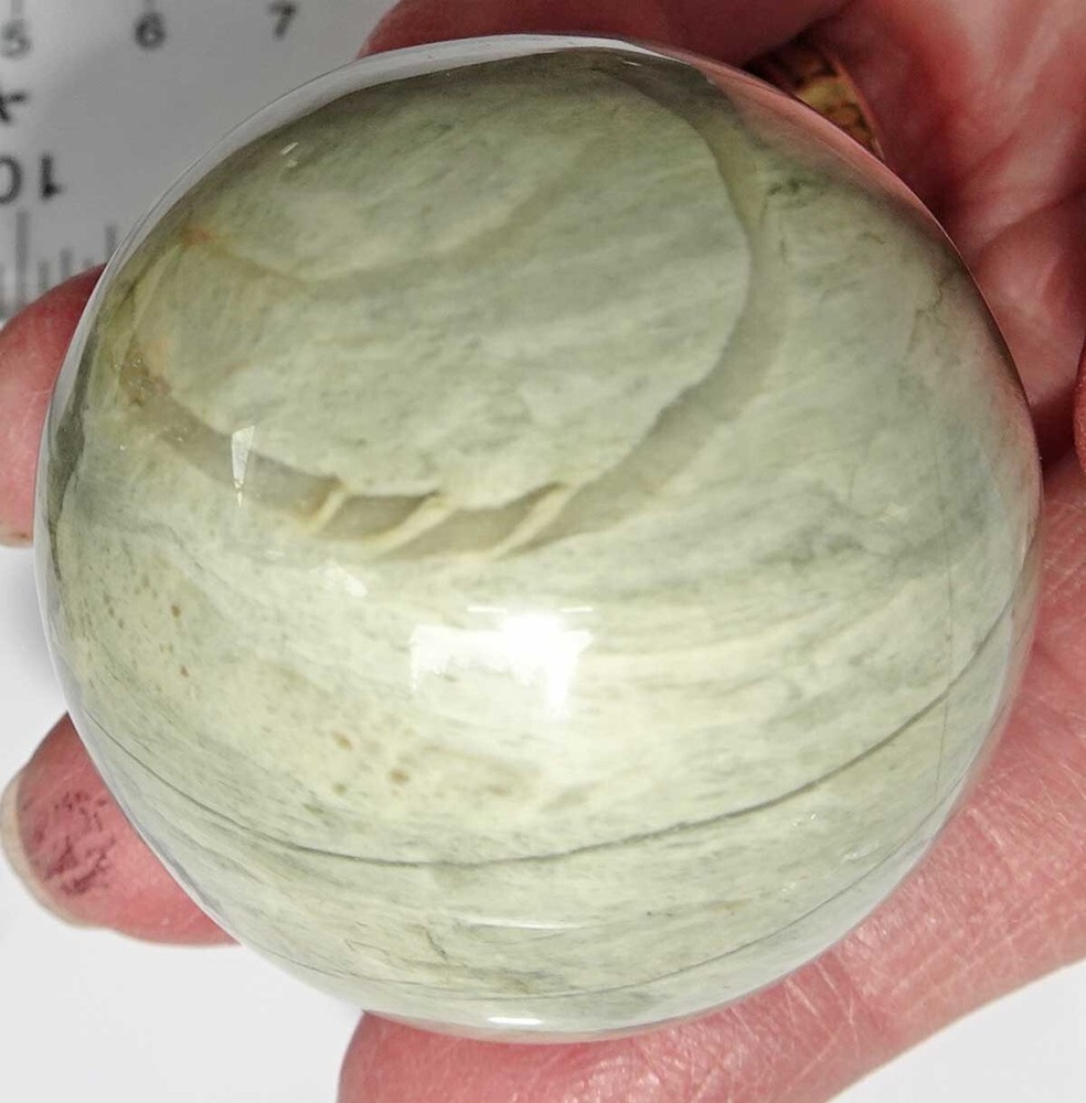 Silver Leaf Jasper 35mm Sphere sc781a