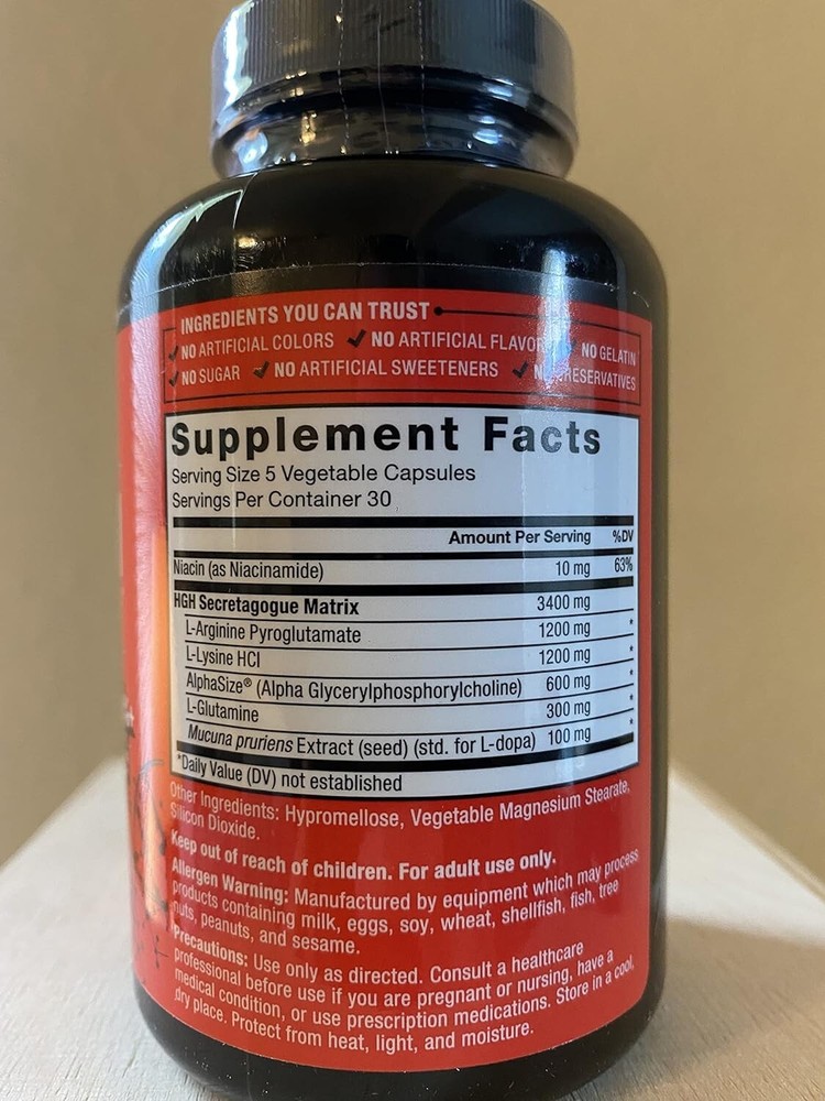 Force Factor Prime Secretion Activator, Supplement for Men 150 cap