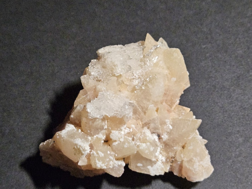Selenite On Calcite Fluorescent Mineral Specimen
