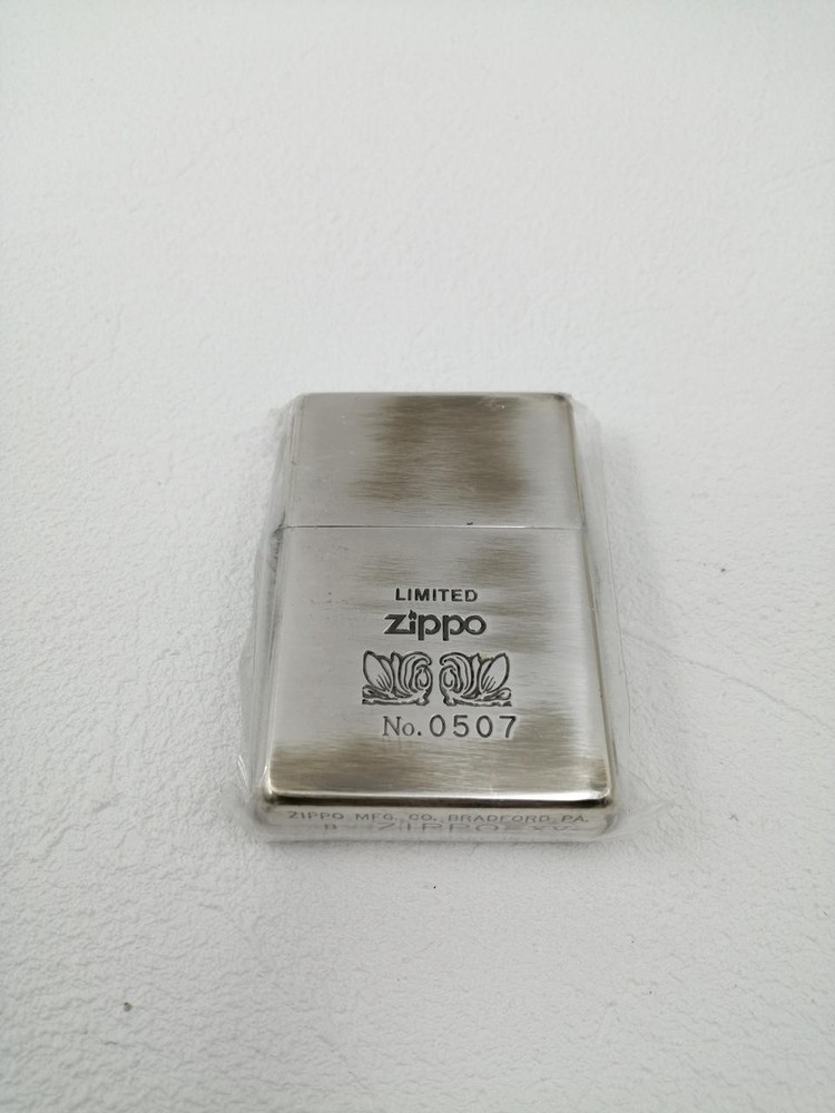 Zippo Four-Side Engraved Lighter Collectible Used