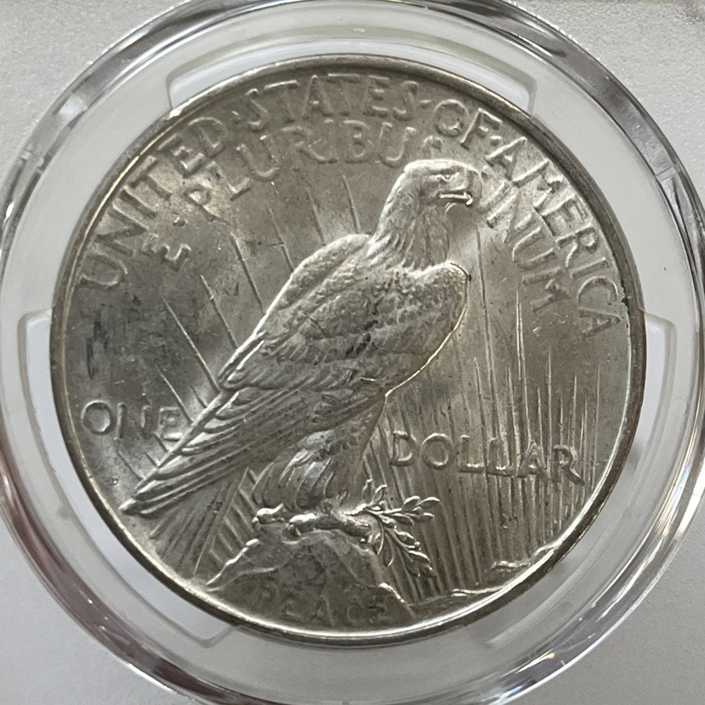 1927 D Peace Silver Dollar PCGS MS-61 Semi-Key Date