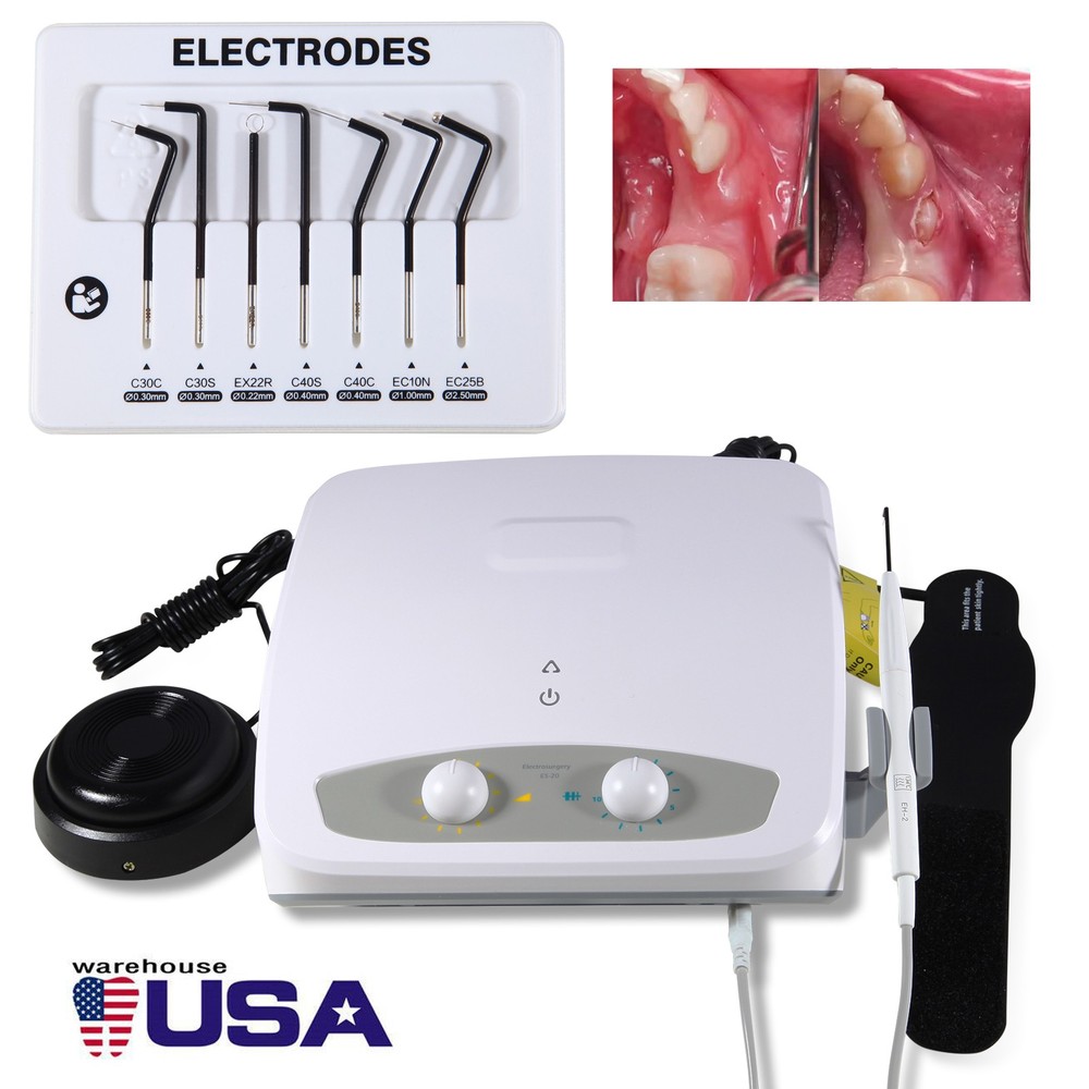 Electro Electrosurgery Unit Machine High Frequency Electric 7pcs Tips UPS