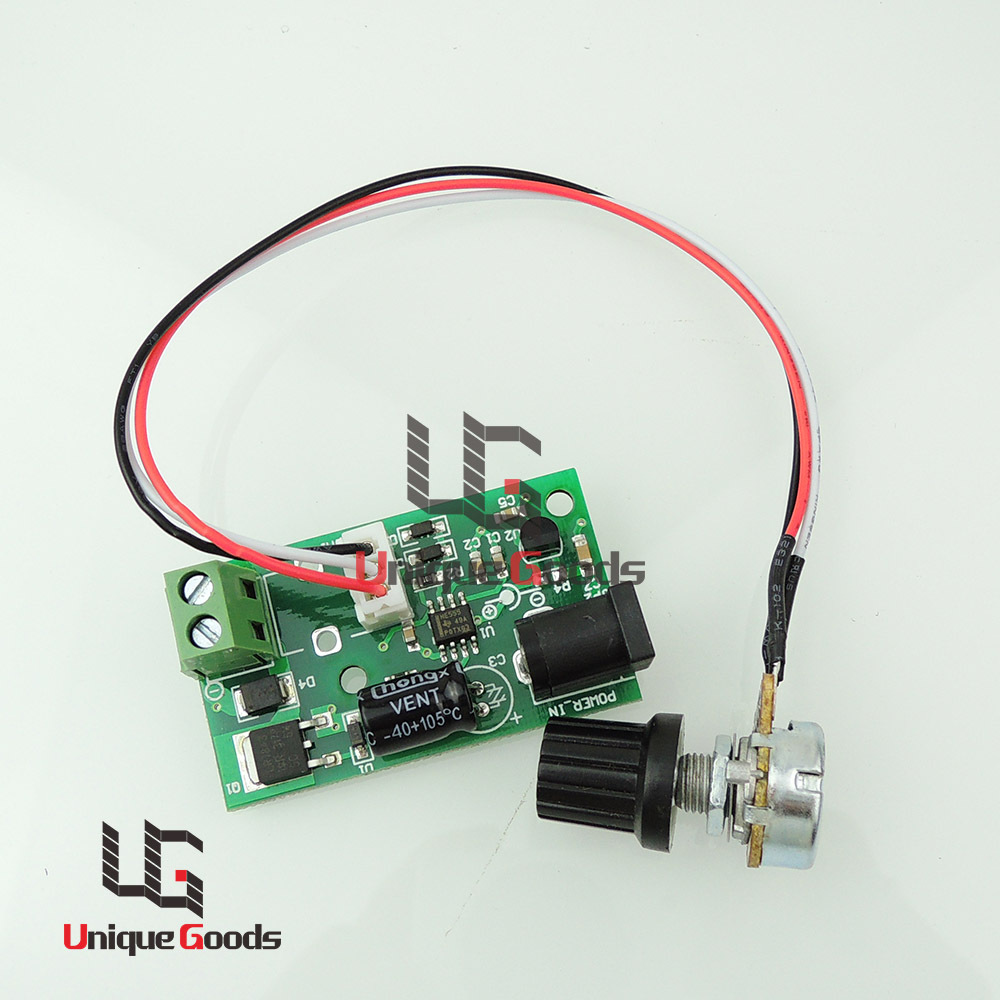 6-24V 3A DC Motor Speed Driver Controller Reversible PWM Regulator with Switch