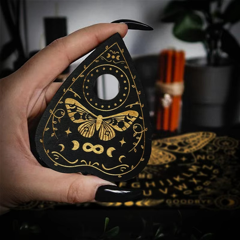 Wooden Ouija Divination Table with Pendulum Magic Table for Witchcraft