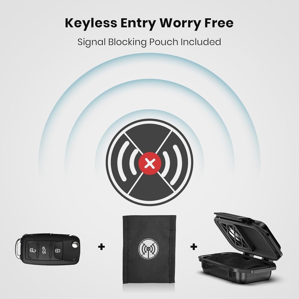 "Waterproof Magnetic Key Box for Under Car - Secure & Discreet Hiding "