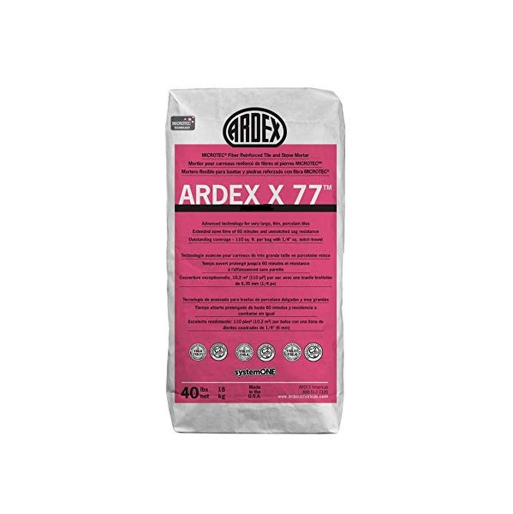 Ardex X77 Microtec Fiber Reinforced Tile & Stone Mortar