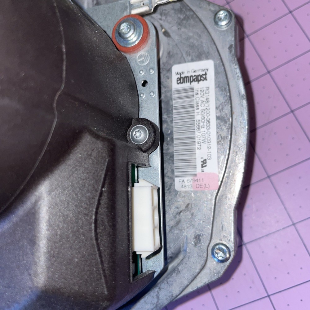 Vertex 200 Blower Assembly 9006423005 | 100111184 Ebmpapst Made In Germany