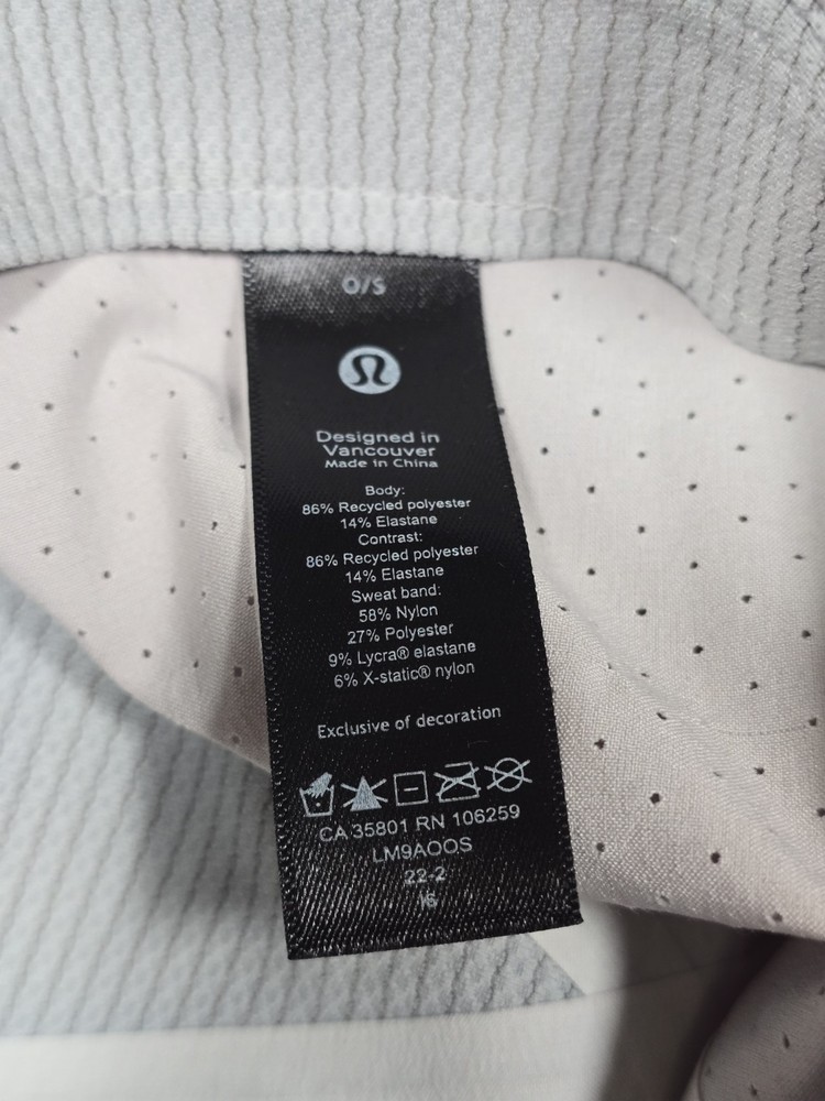 Lululemon Fast Free Running Hat Paint Glide Multi Adjustable Strap One Size