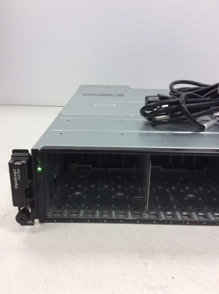 DELL EqualLogic PS4100 SAN Storage Array w/2x Dell E09M Control Modules WORKING