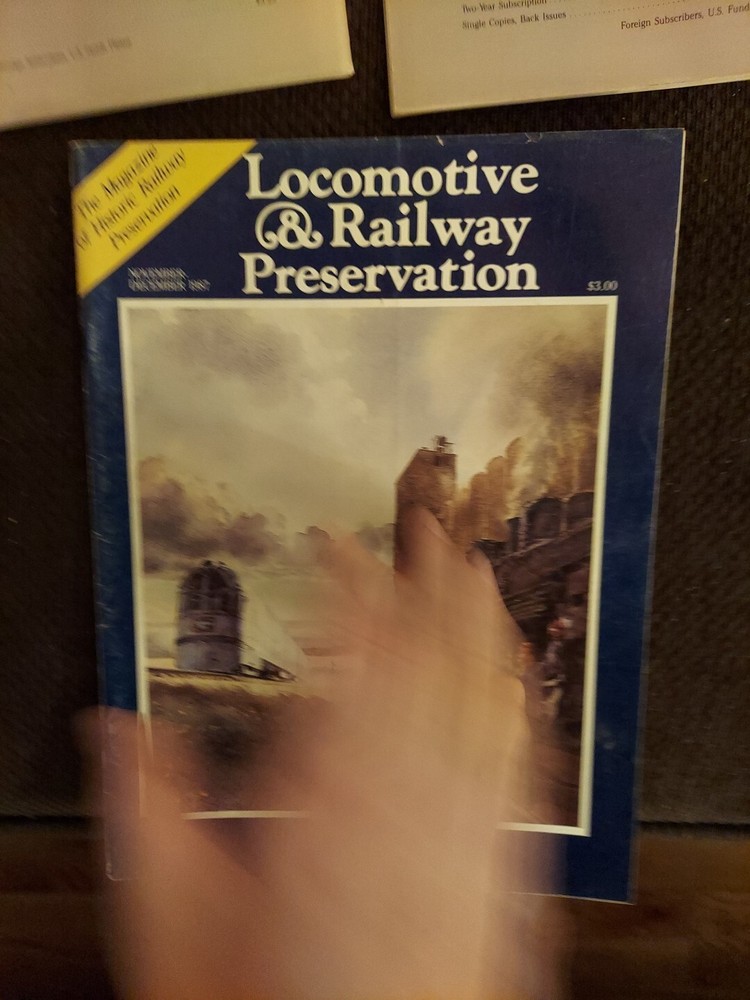 3 Different Issues Locomotive And Railway Preservation All 1987