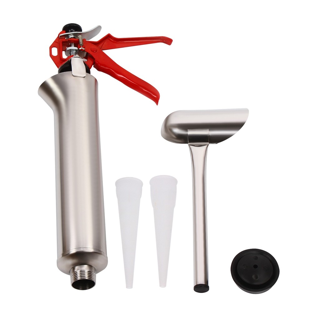 Cement Grout Mortar Pointing Grouting Gun Sprayer Applicator Tool W/2 Nozzle