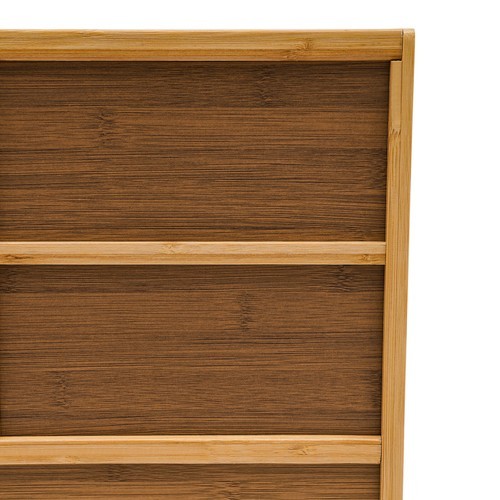 Kitchen Pantry Sideboard Bamboo Storage Cabinet Buffet Pantry with Doors &Drawer