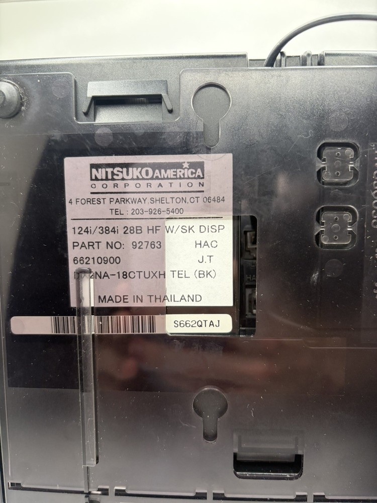 Nitsuko 92763 28-Button Speaker Display Phone (Black)