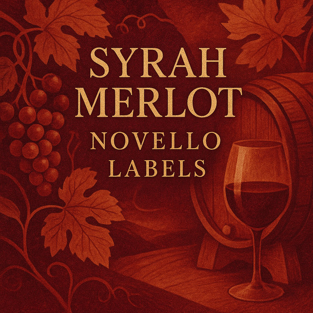 FWK Syrah Merlot Novello Labels
