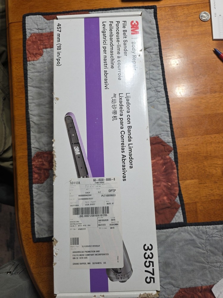 3M File Belt Sander Part 33575