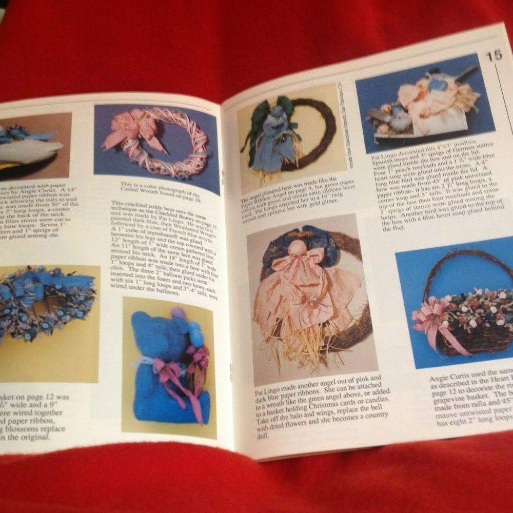 twisted paper ribbon projects