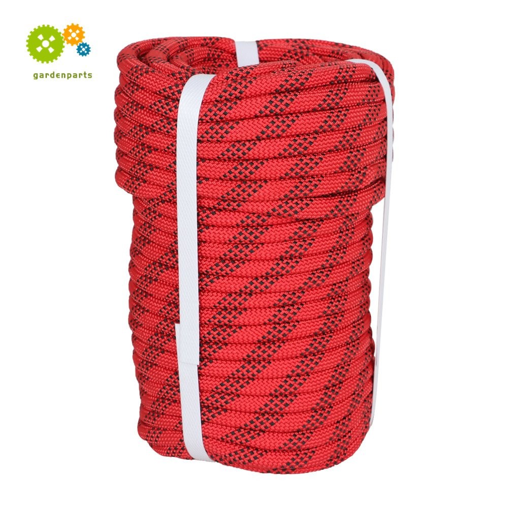 3/8" × 100' Braid Polyester Rope Arborist Tree Rope 3520Lbs High Strong