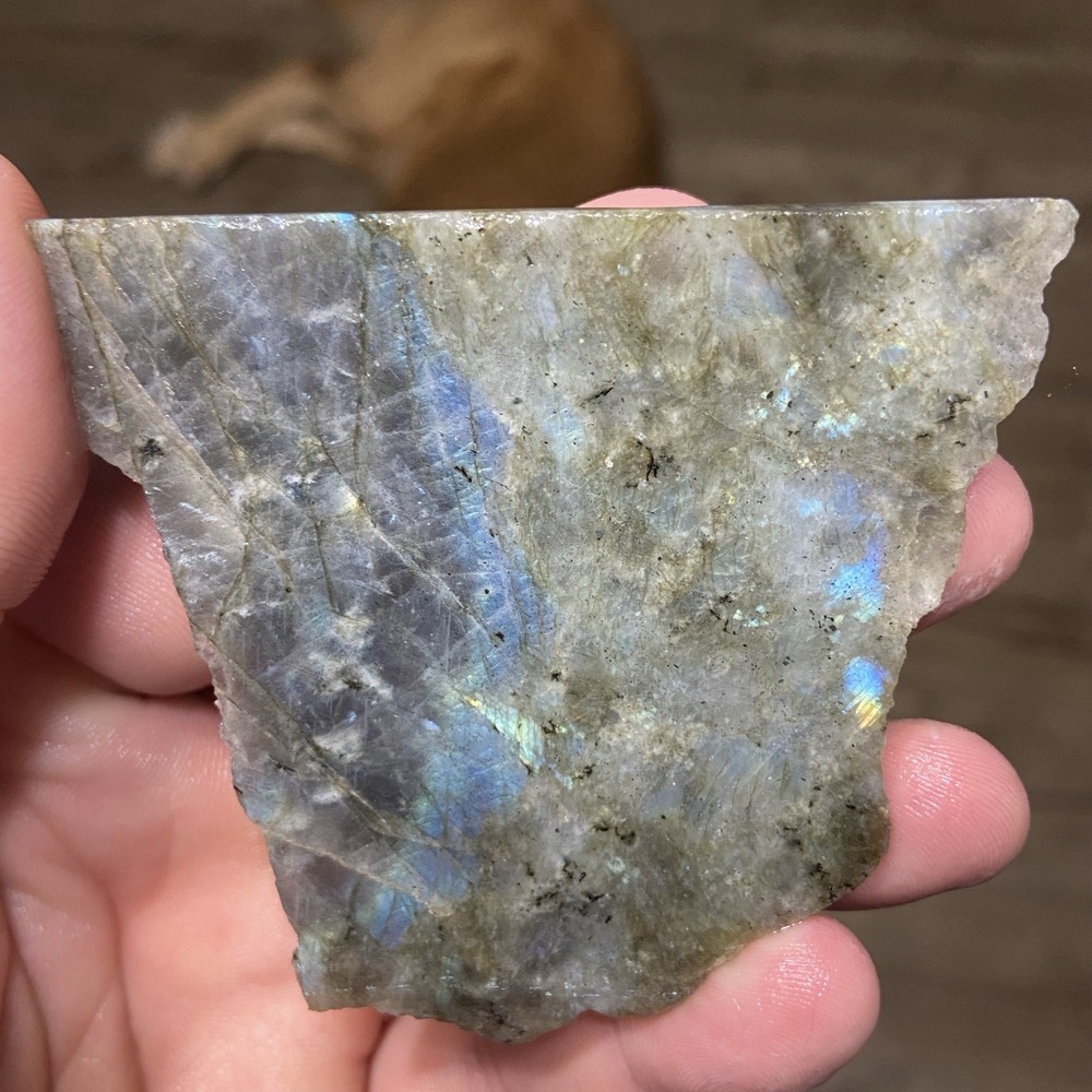 Labradorite Flashy Rough Slab 2.23 Oz