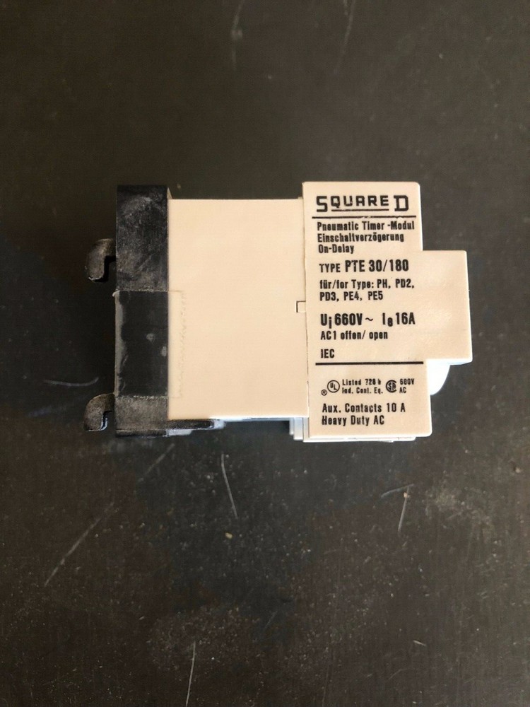 9999PTE180 Square D Pneumatic Timer